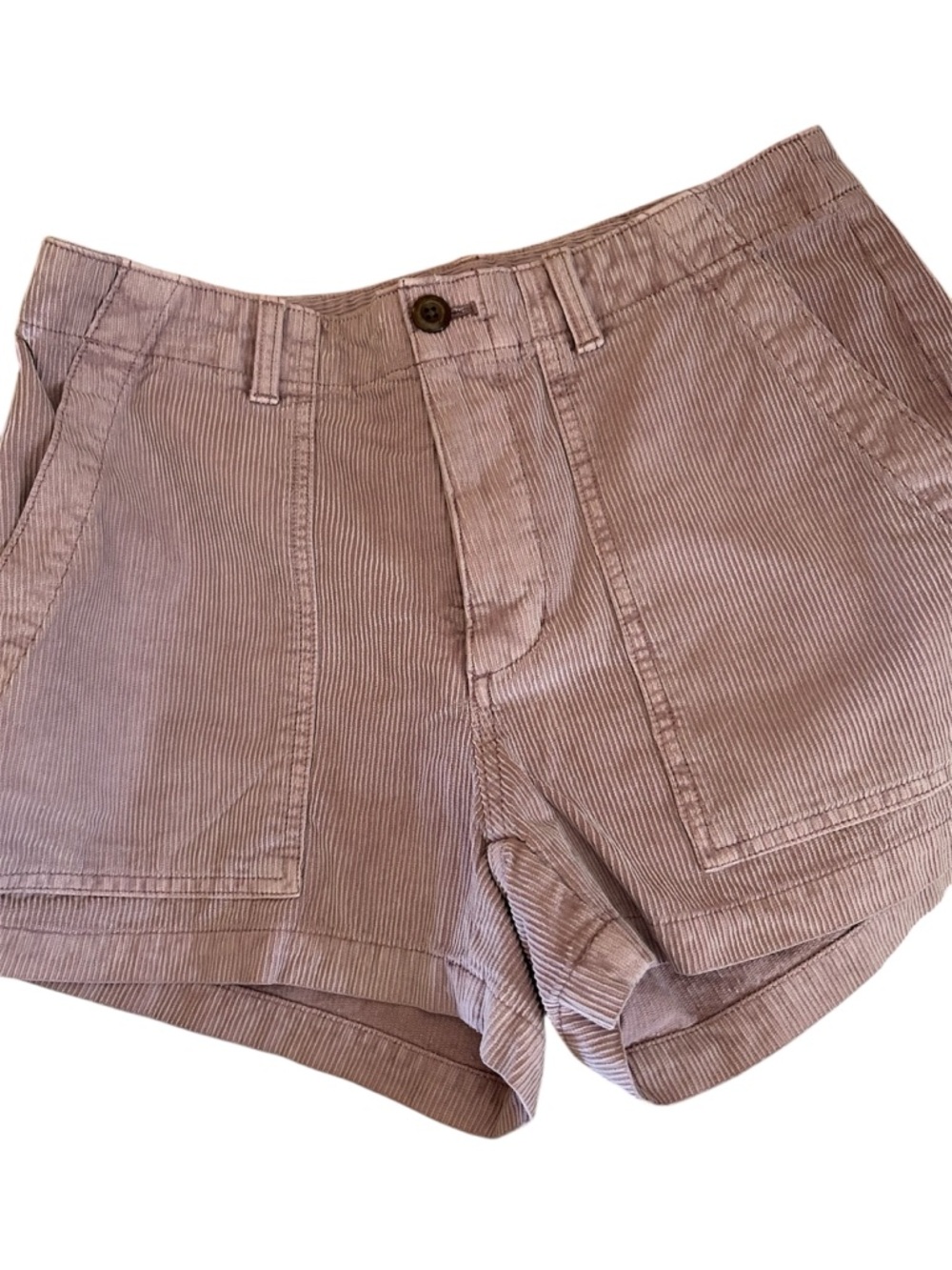 Women's Seventyseven Cord Shorts Purple Dusk Organic Cotton - Picture 3 of 4